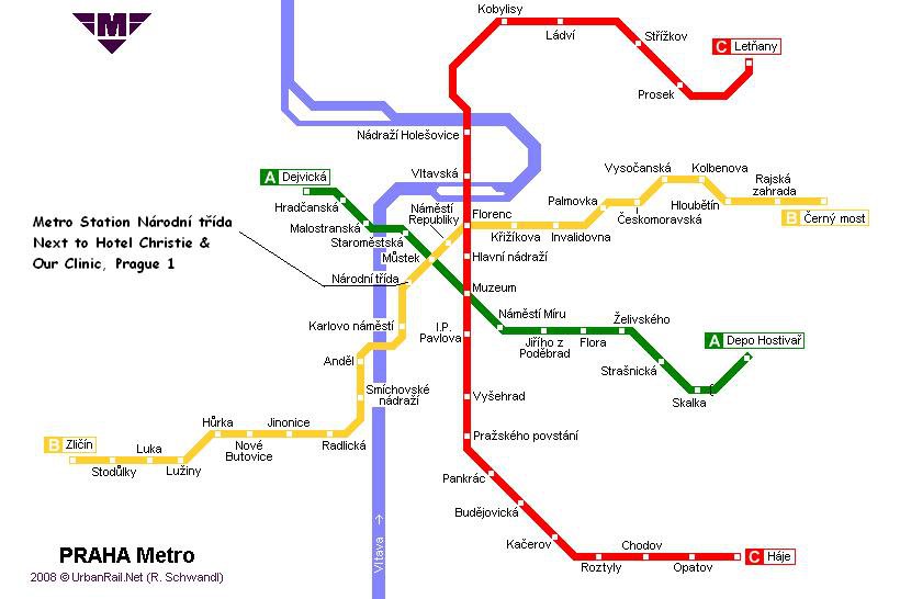 Карта Метро Прага С Достопримечательностями.Rar - matrixbb