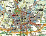 карта Брно