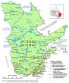карта Квебек