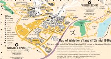 карта Уистлер