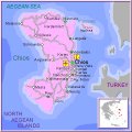 карта Хиос