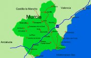 карта Мурсия