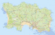 карта о. Джерси