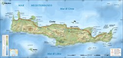 карта Крит