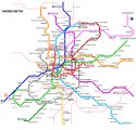 карта Мадрид