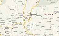 карта Гангток