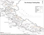 карта Гималаи