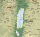 карта Мертвое  Море