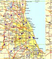 карта Чикаго