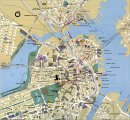 карта Бостон