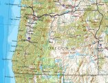 карта Орегон