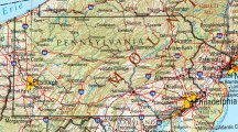 карта Пенсильвания