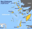карта Додеканес
