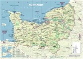 карта Нормандия