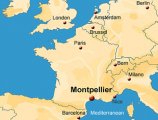 карта Монпелье