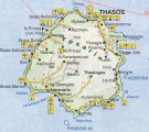 карта Тасос